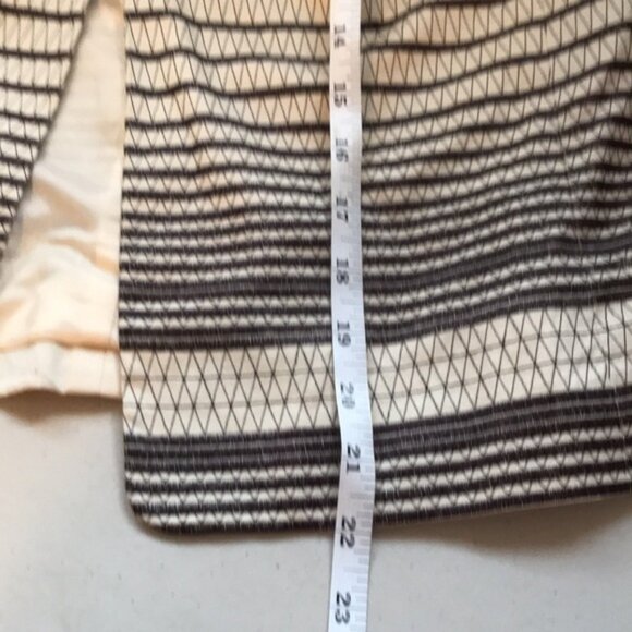 TALBOTS cream brown embroidered blazer jacket size 10 - Picture 8 of 10